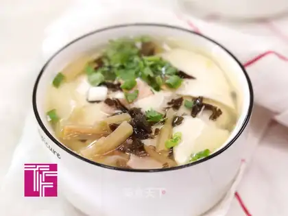 Homemade tofu brain