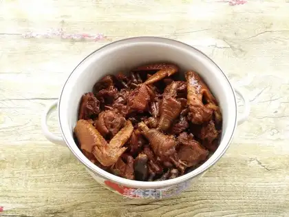 Red chicken