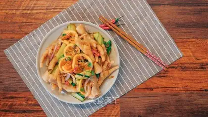 Porridge lemon chicken claws