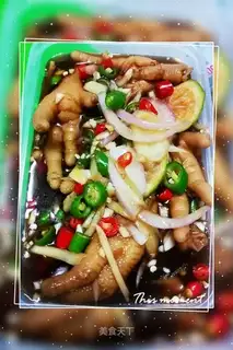 Sour chicken claws