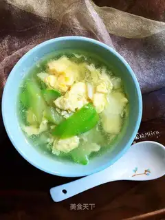 Egg melon soup