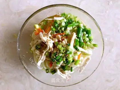 Roasted chicken noodles