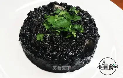 Ink fish stew