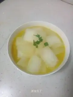 A boiled melon