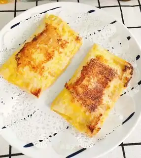 Toast banana pie