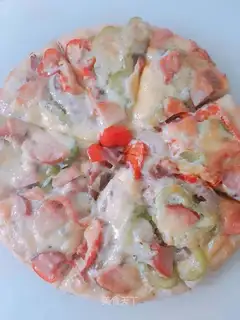 Bacon ham pizza