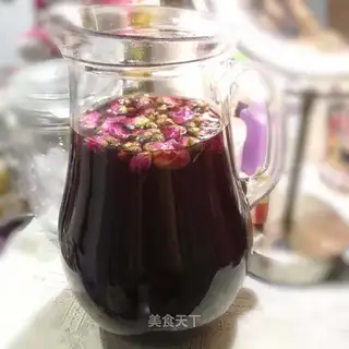 Homemade plum soup