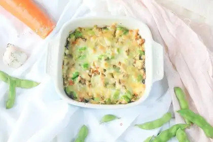 Shrimp cheese and tofu