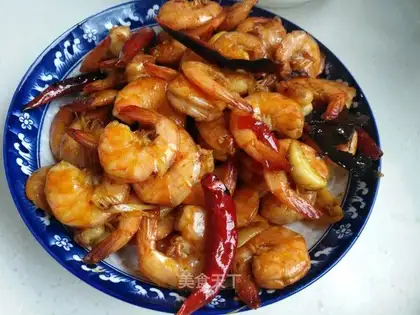 Beer spicy shrimp