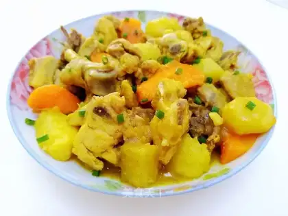 Curry potato chicken