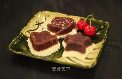 Red bean pudding