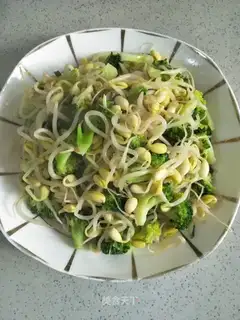 The broccoli sprouts
