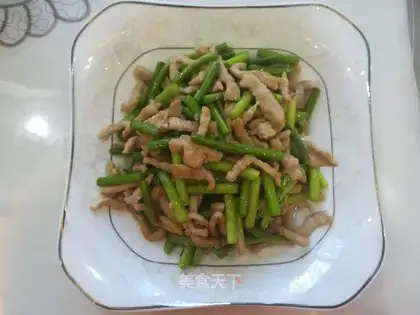Garlic fried meat