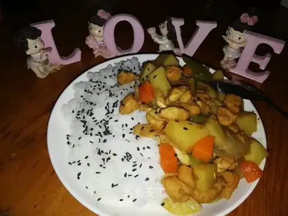 Curry chicken