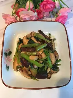 Fry mushrooms