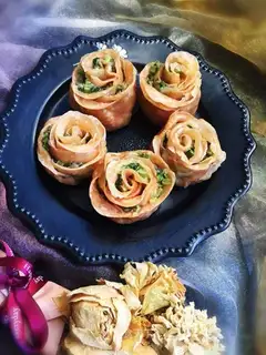 Romantic rose steam