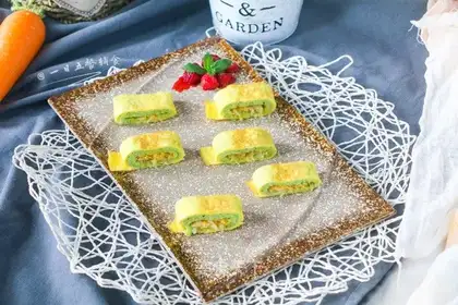 cucumber carrot omelet