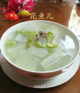 Beef veal bean soup