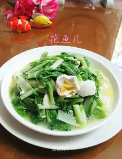 Pork egg and cabbage