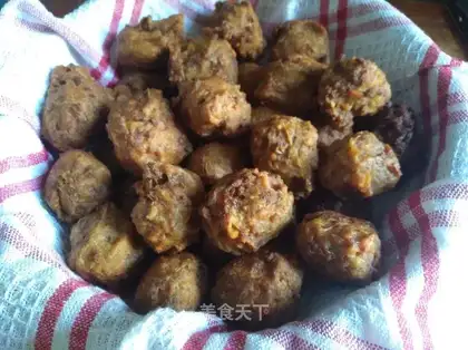 Beef carrot balls