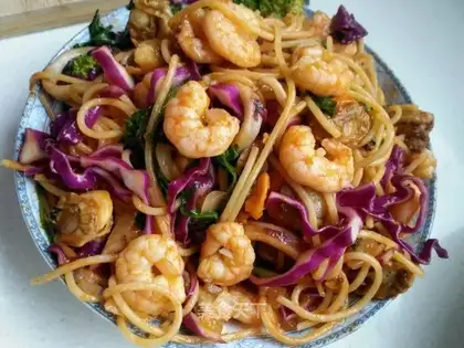 Seafood pasta