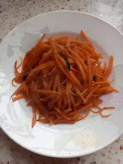 Fried carrots