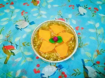Red potato green bean congee