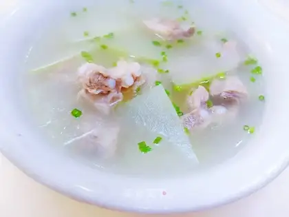 Pork bouquet soup
