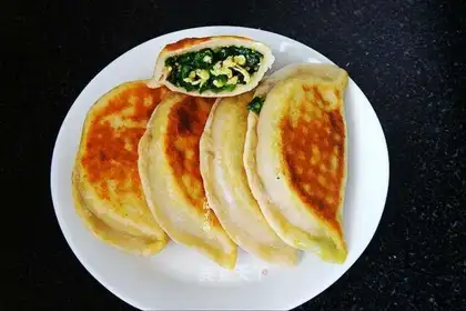 Cream egg dumplings