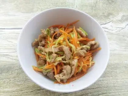Double silk fried meat