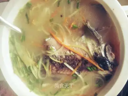 Double silkfish soup