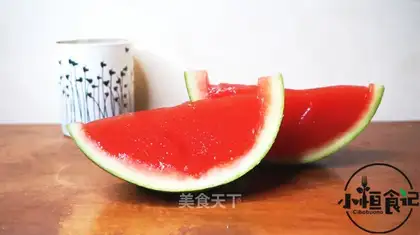 Watermelon pudding