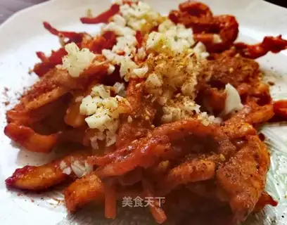 Spicy squid silk