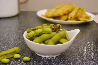 Saline fragrance boils beans