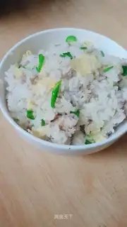 Meatball fried rice