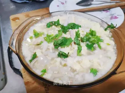 Mushroom egg soup