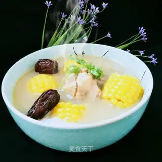 Corn chicken soup