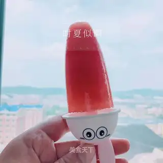 Watermelon popsicle