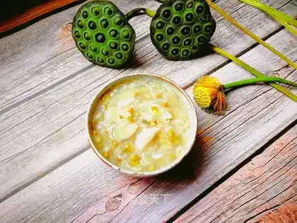 Lily green bean congee