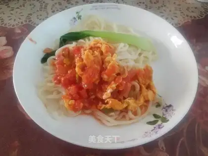 Tomato eggs for noodles