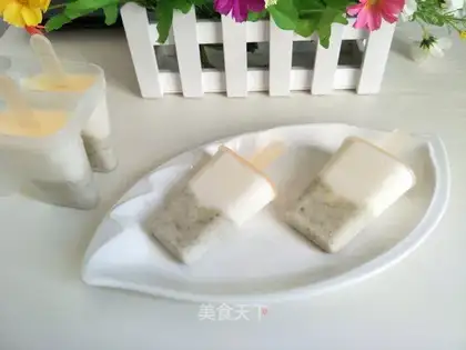 Yogurt green bean ice cream