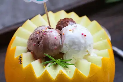 Ice cream melon