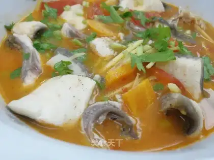 Tomato fish skin