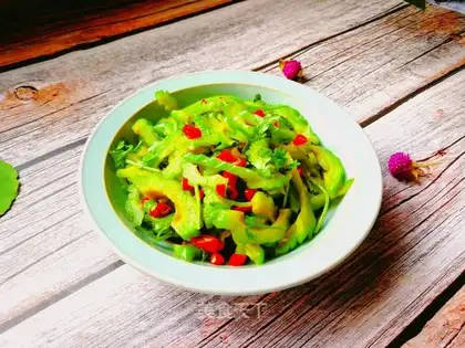 A cold, bitter melon