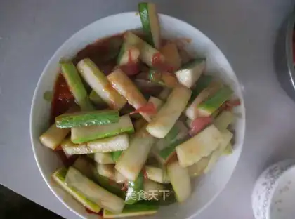 Spicy cucumber bars