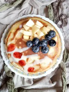 Apple rice muffin