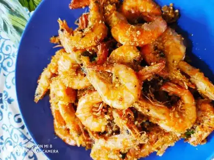Shrimp from the pond