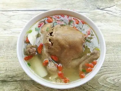 Steam medicine, pigeon soup