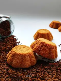 Coffee flower cake