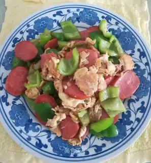 Spicy ham and eggs